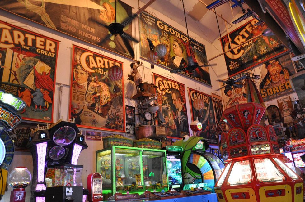 Memorabilia inside Marvin