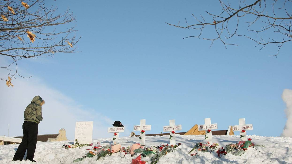 Memorial at NIU in 2008