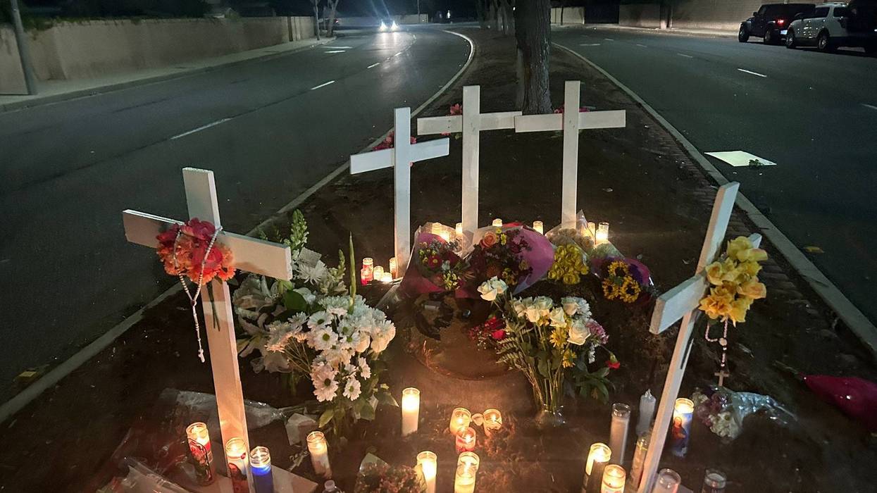 Memorial for crash victims