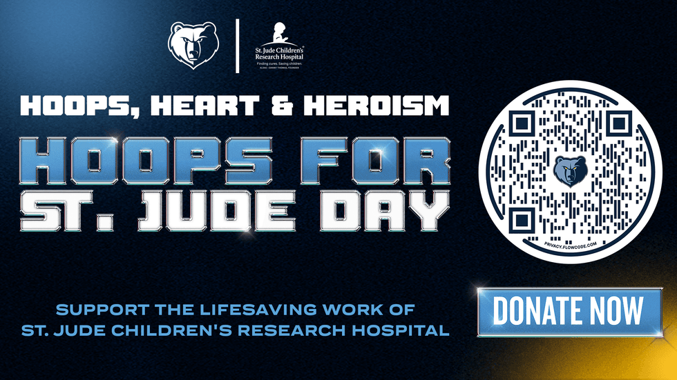 Memphis Grizzlies Hoops for St. Jude Children