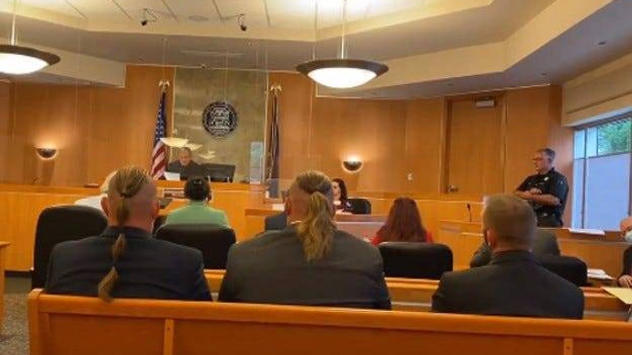 Men charged in a plot to kidnap Michigan Gov. Gretchen Whitmer appear in court in Traverse City.