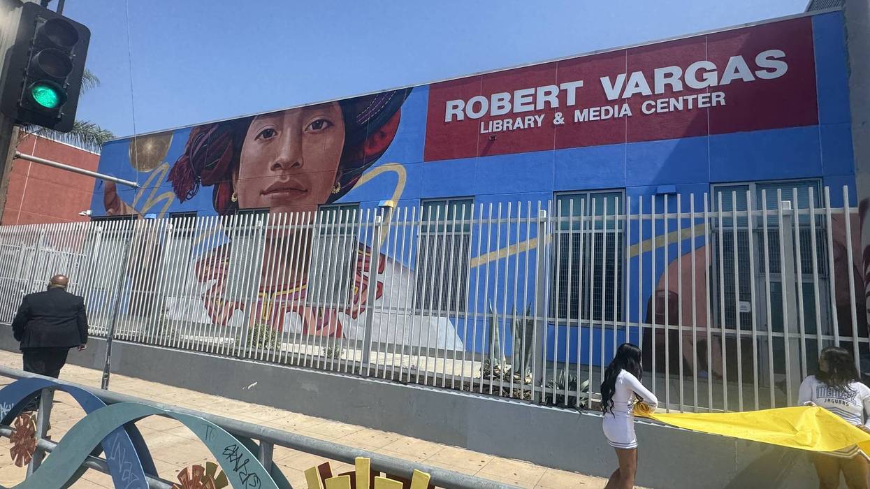 Boyle Heights school library renamed after hometown muralist