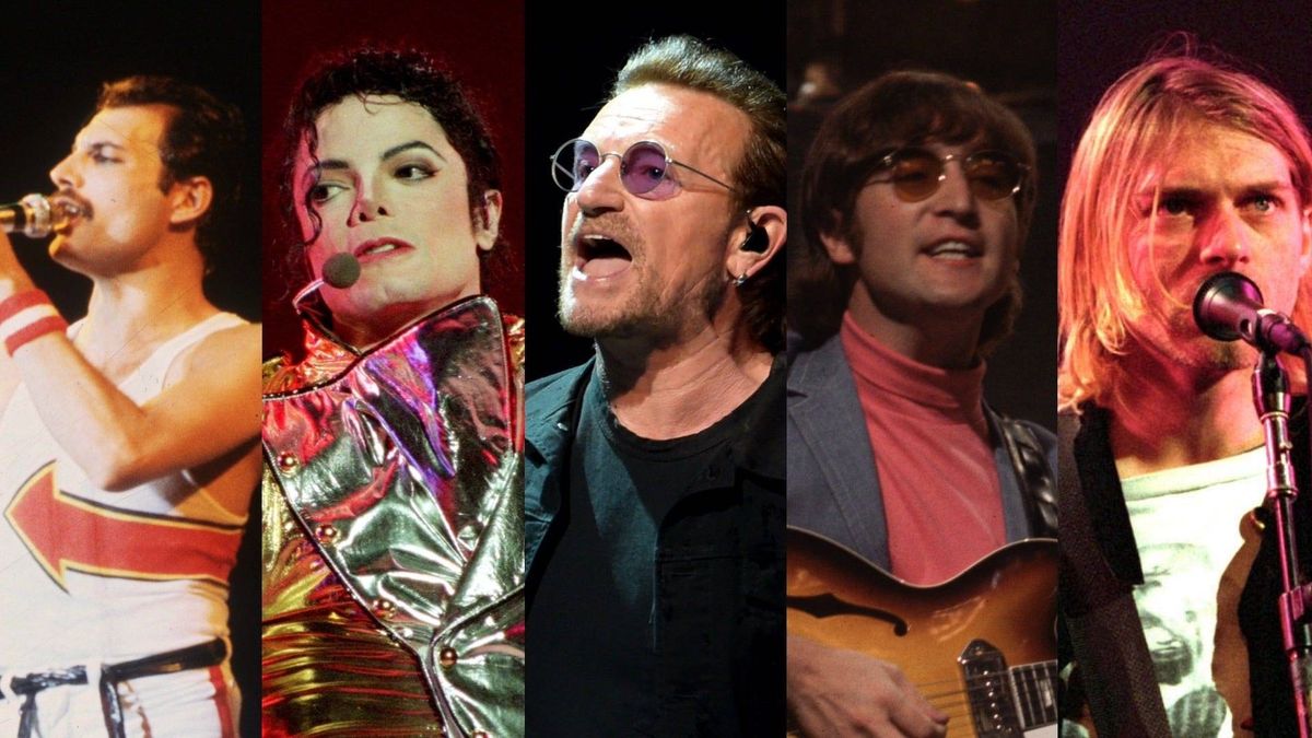 Mercury, Jackson, Bono, Lennon, Cobain