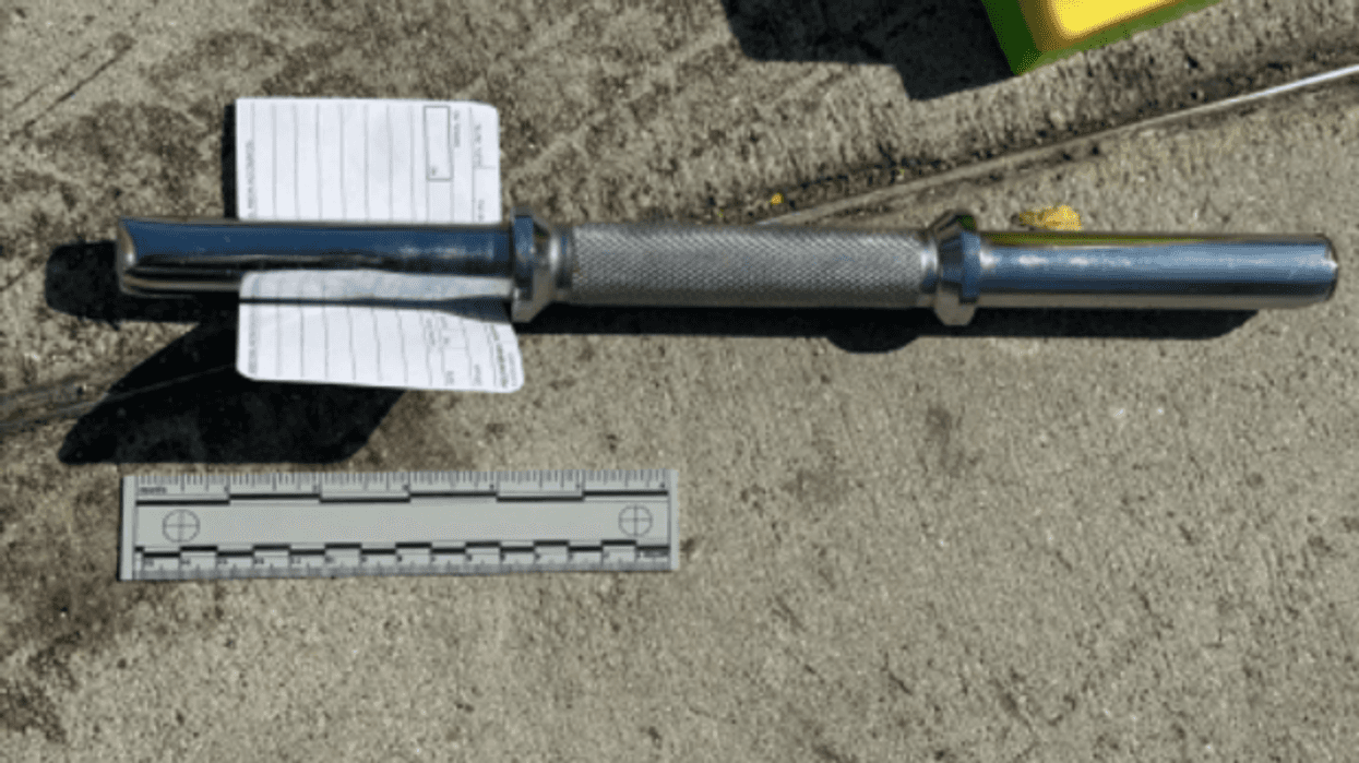 metal dumbbell