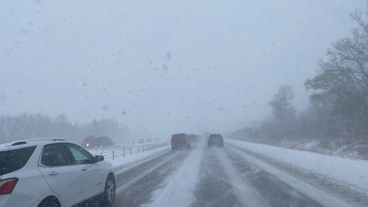 Meteorologists say hazardous conditions will continue to impact Southeast Michigan until the early afternoon hours as heavy snow squalls move into the region.