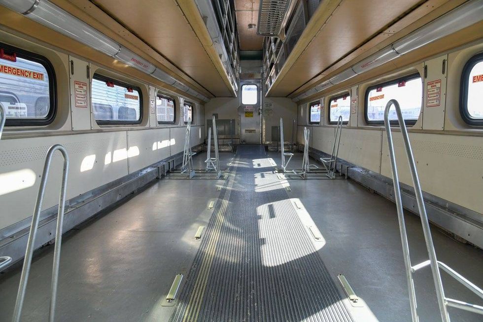 Metra introduced Saturday its first bike car on the Milwaukee District North Line, answering the call from bike enthusiasts to have more room for bicycles on its trains.