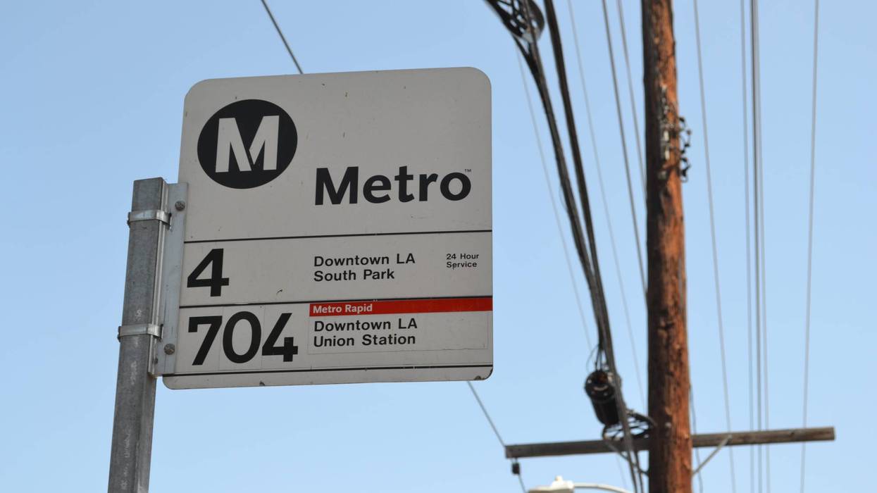 metro bus sign