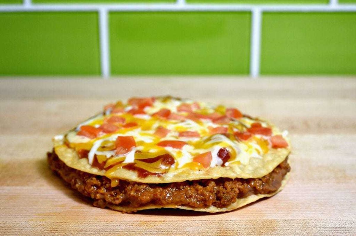 Mexican Pizza from Taco Bell.