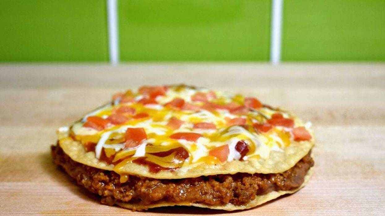 Mexican Pizza from Taco Bell.