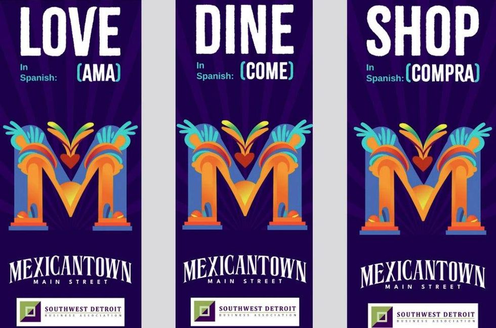 Mexicantown banners