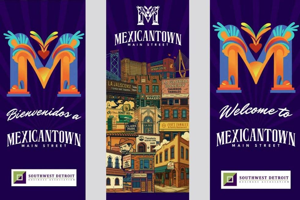 Mexicantown banners