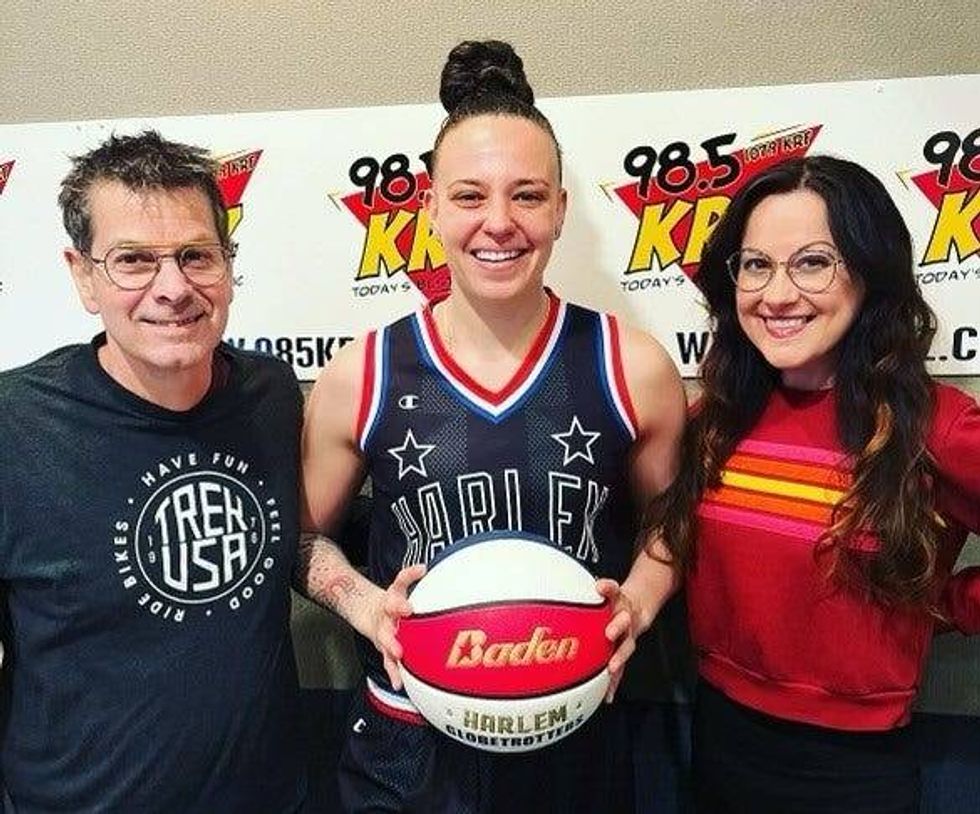 Mia Hopkins with Rocky & Lissa