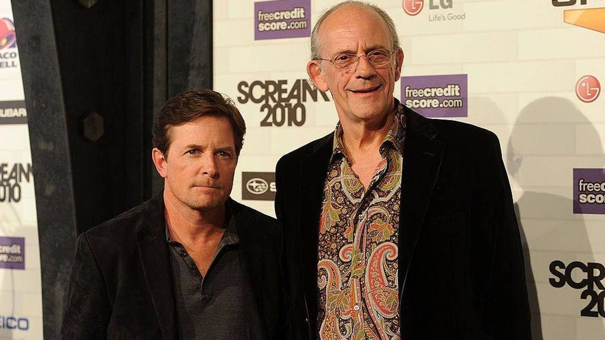 Michael J. Fox and Christopher Lloyd