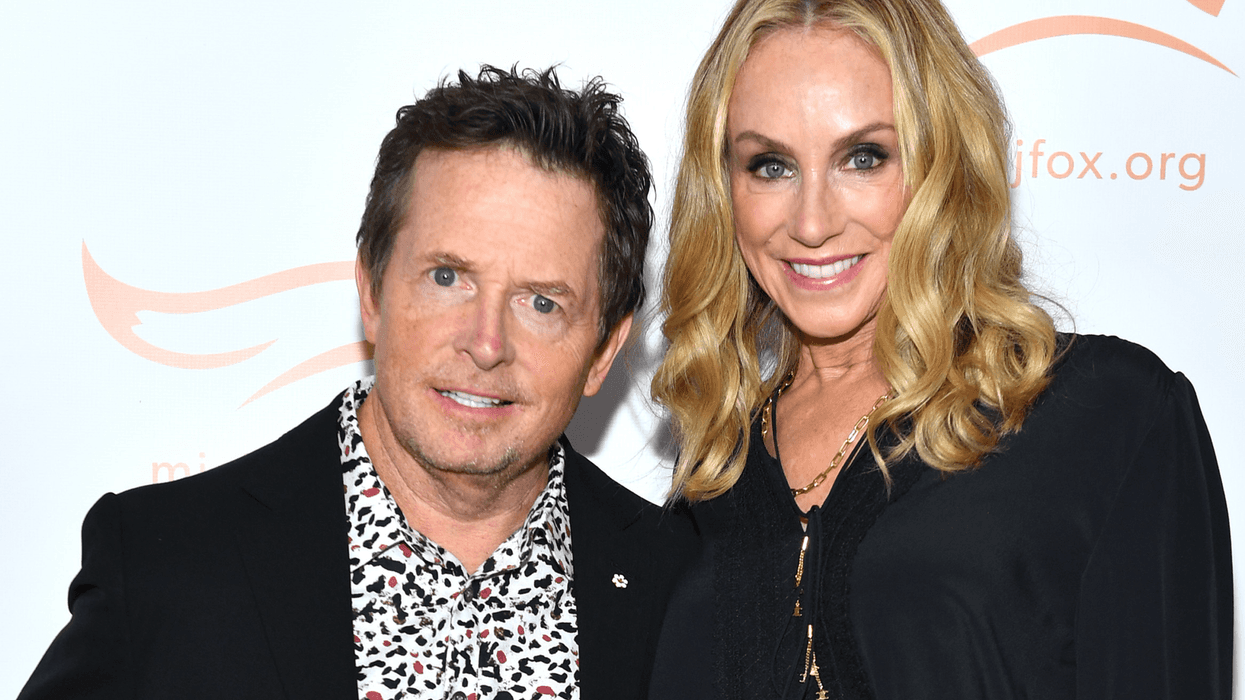 Michael J. Fox and Tracy Pollan