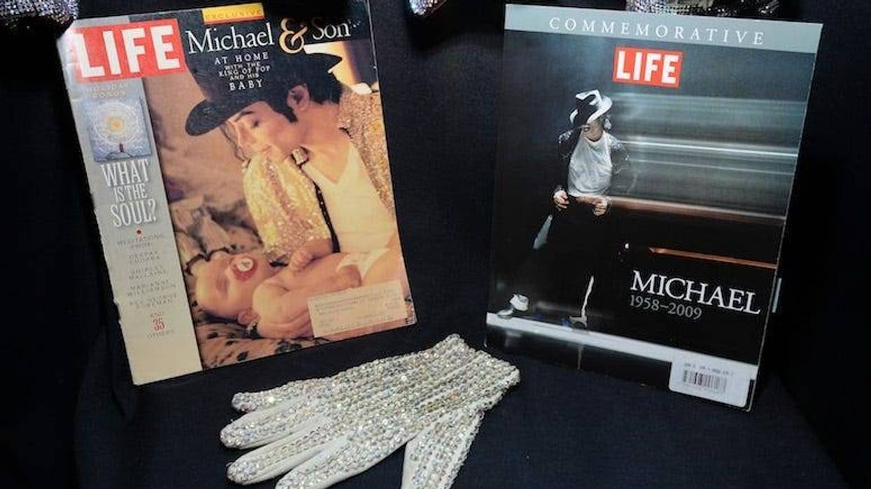 Michael Jackson, Glove, Hat, TIME Magazine, 1997