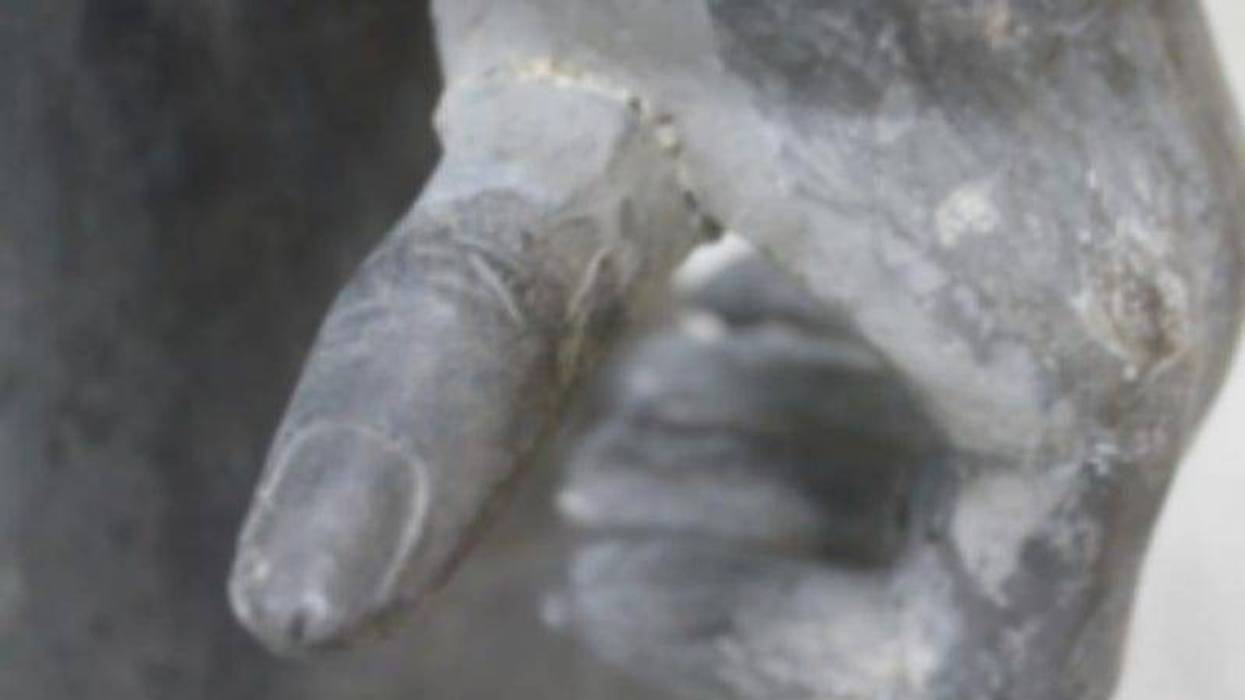 Michael Rohana, of Bear, Delaware, was charged with stealing the thumb of a terra cotta warrior on exhibit at the Franklin Institute in 2017.