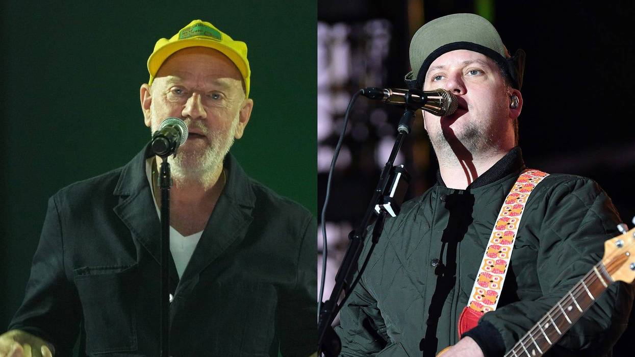 Michael Stipe, of R.E.M. and Isaac Brock of Modest Mouse
