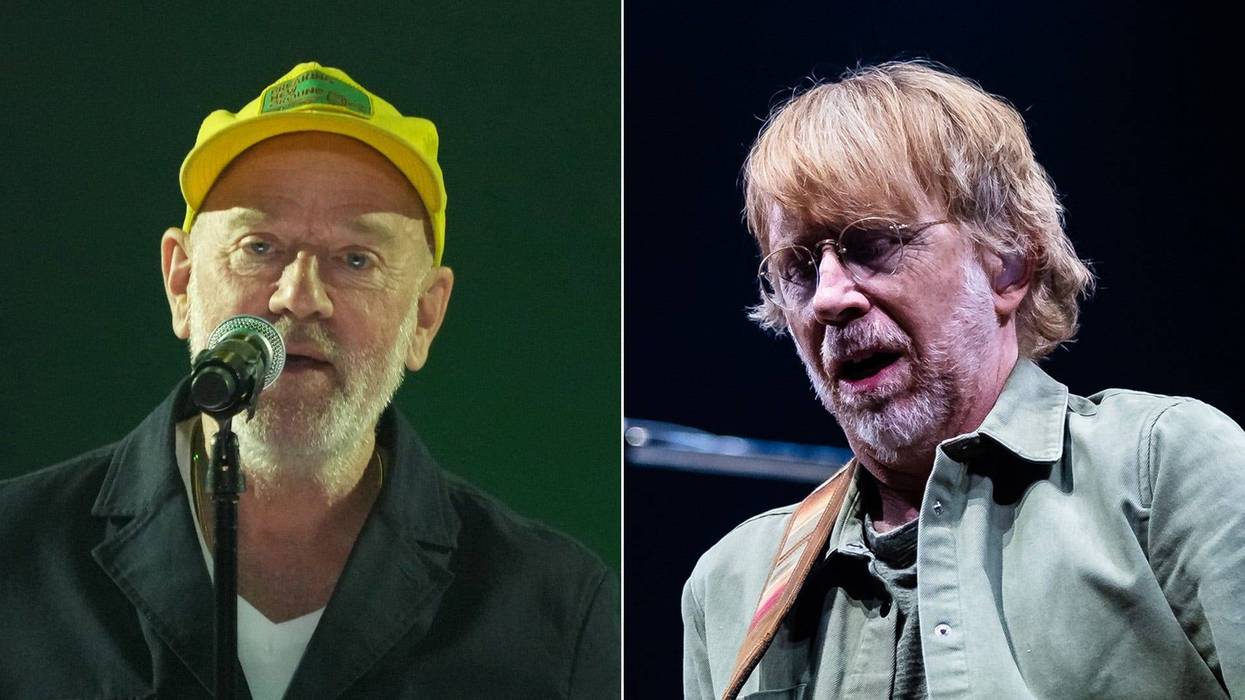 Michael Stipe, of R.E.M./Trey Anastasio of Phish