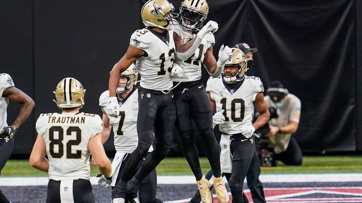 Michael Thomas and Alvin Kamara