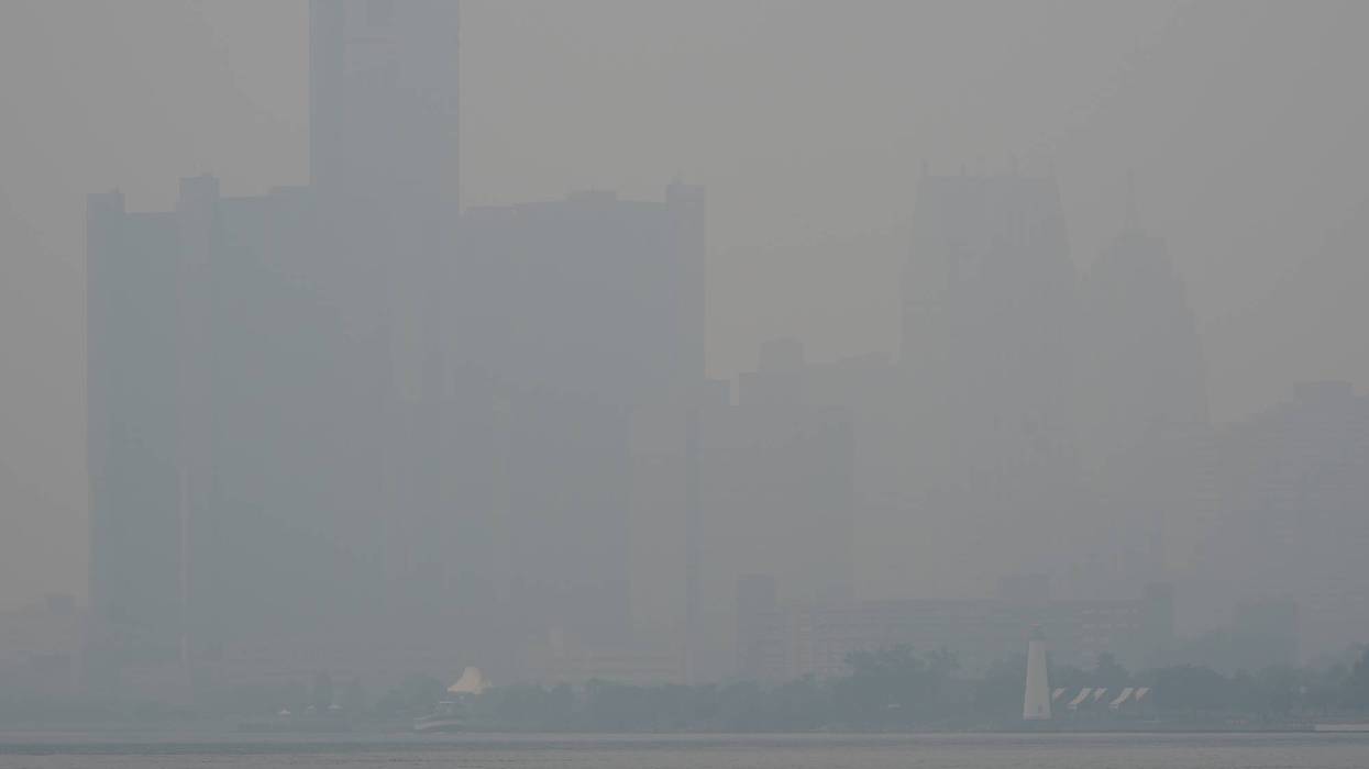 Michigan Climate Wildfires Smoke 552