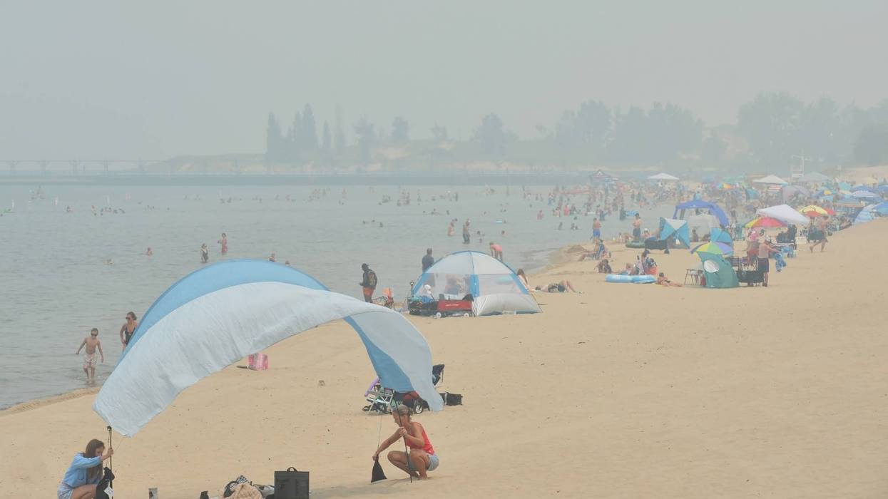 Michigan Climate Wildfires Smoke