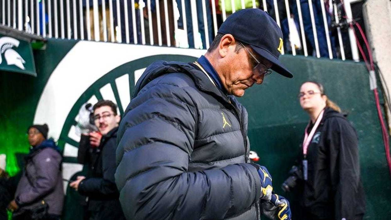 Michigan head coach Jim Harbaugh