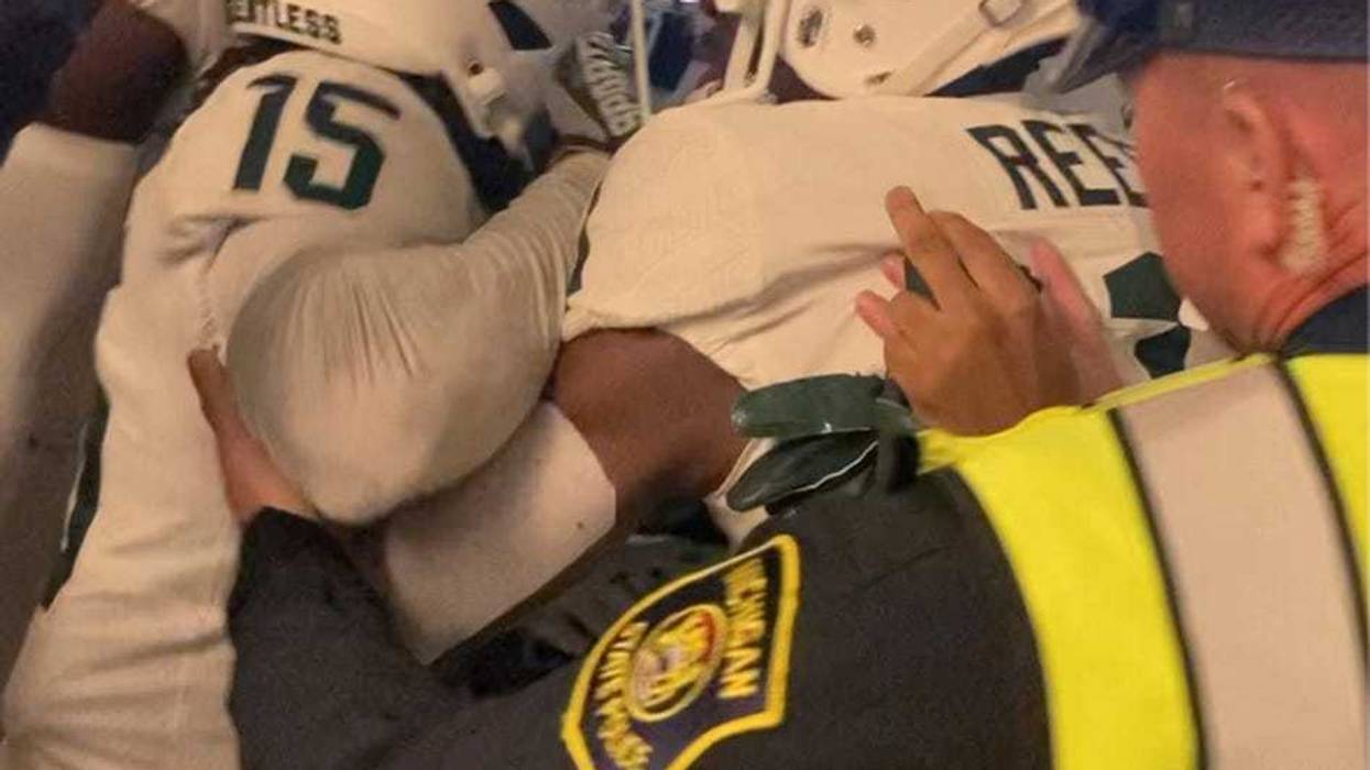 Michigan St Michigan Scuffle Football