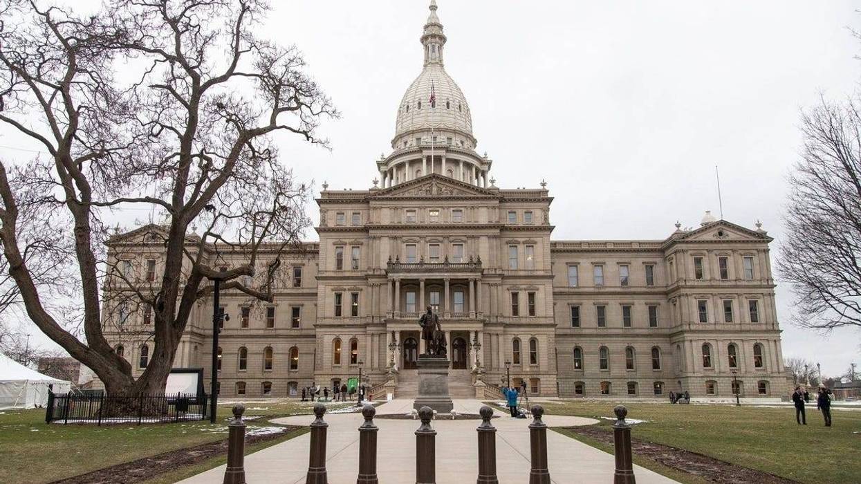 Michigan State Capitol building in Lansing