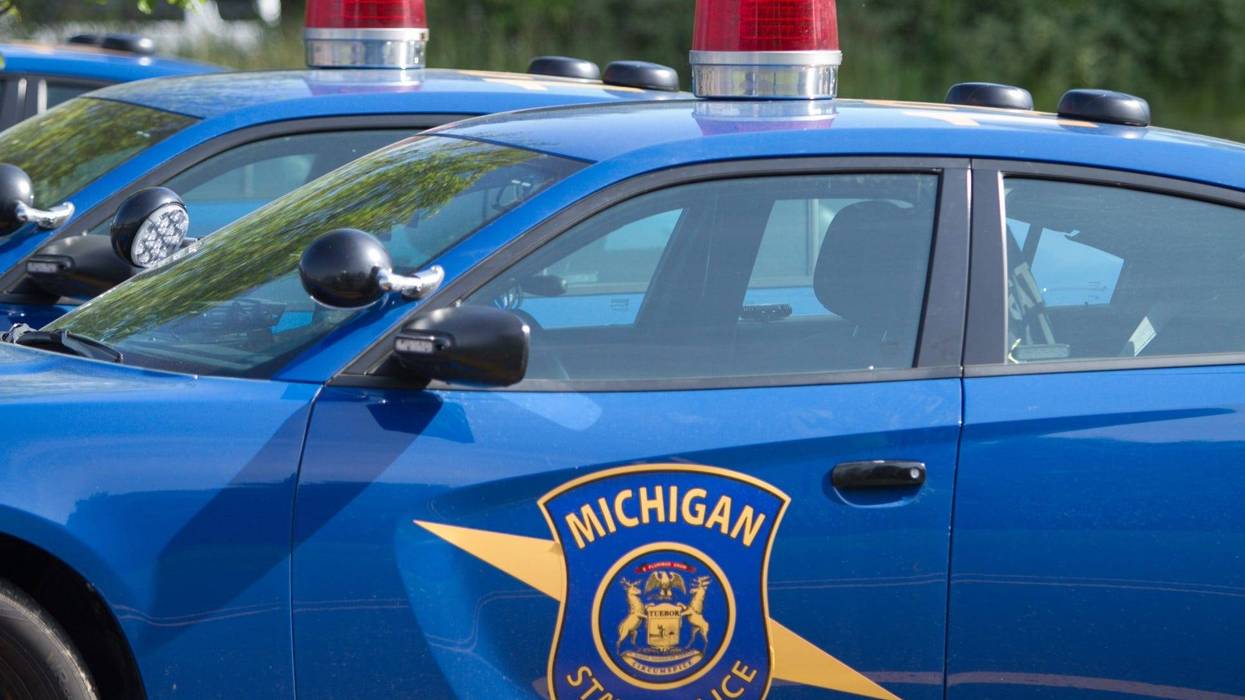 Michigan State Police car