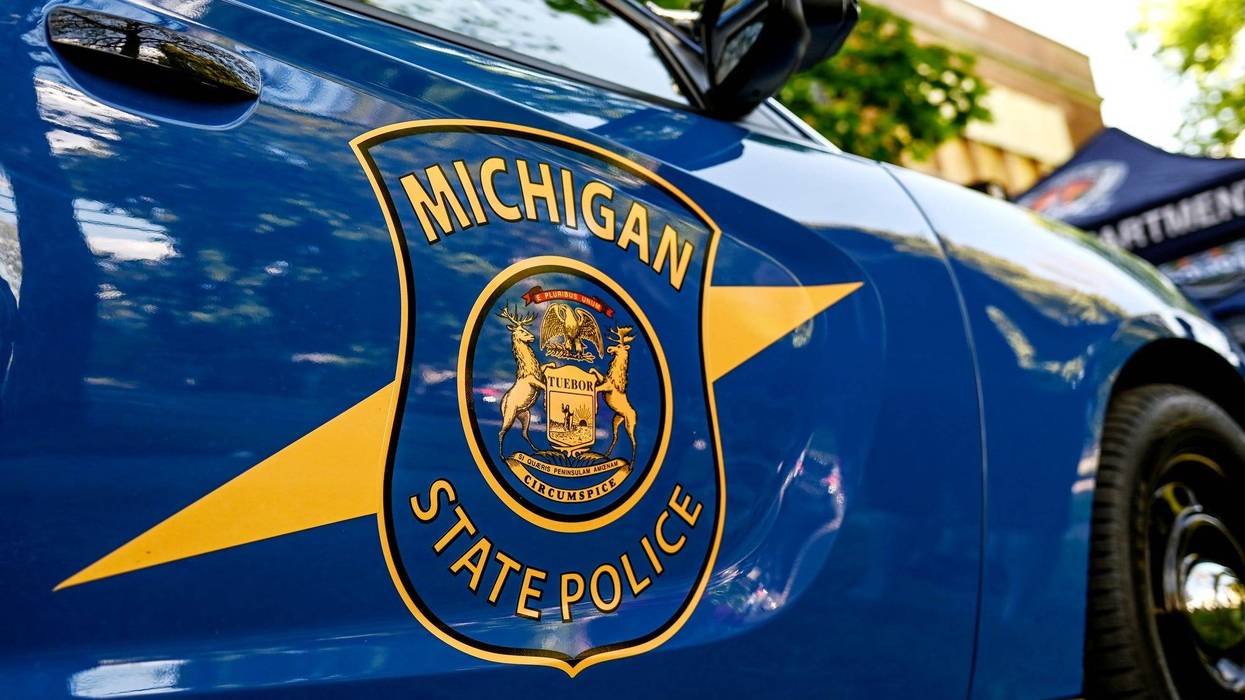 Michigan State Police car