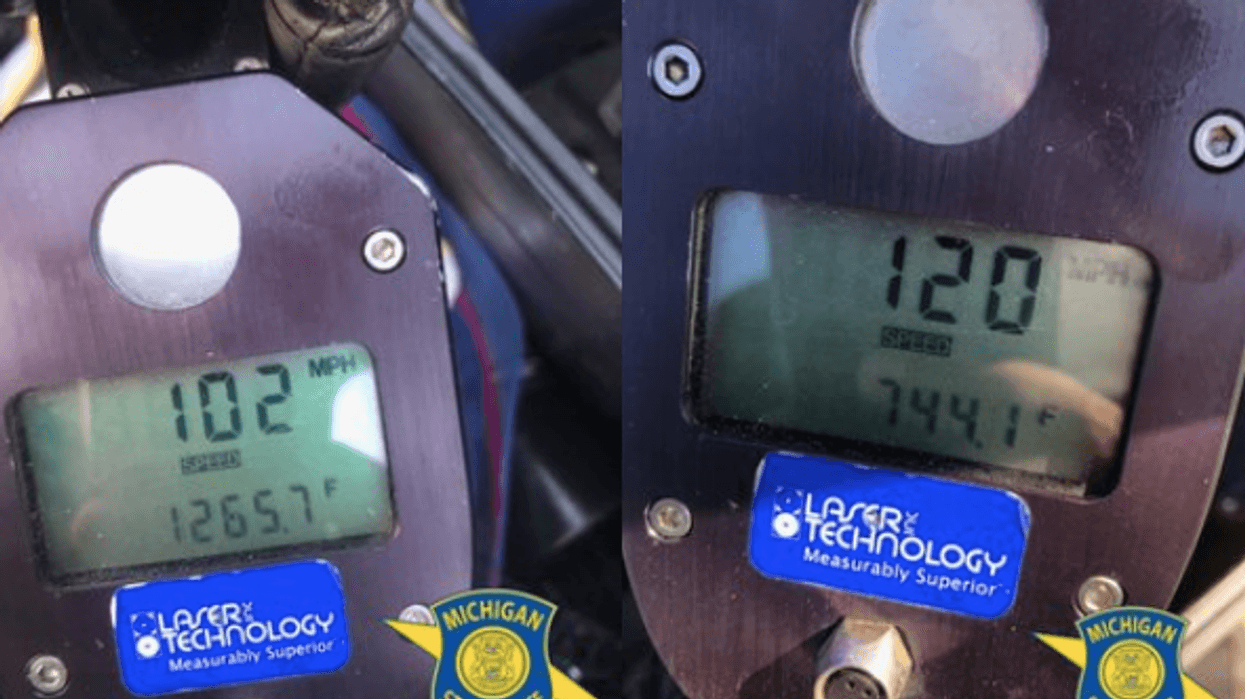 Michigan State Police catch driver going 120 mph on M-14