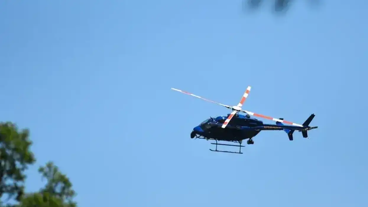 Michigan State Police helicopter