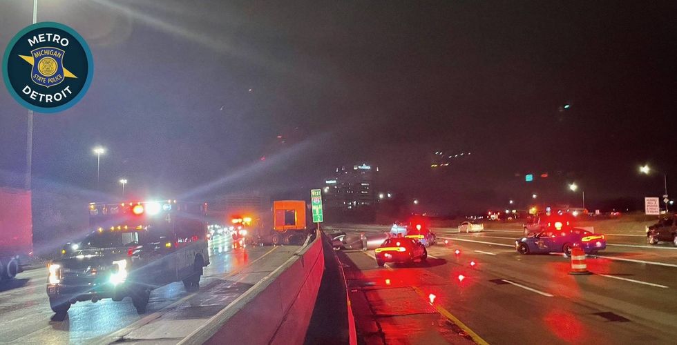 Michigan State Police said it best: "Hate to start the morning like this but…." a semi truck crash is causing major traffic troubles for drivers heading east, but especially going west on I-696 in Southfield Wednesday morning.