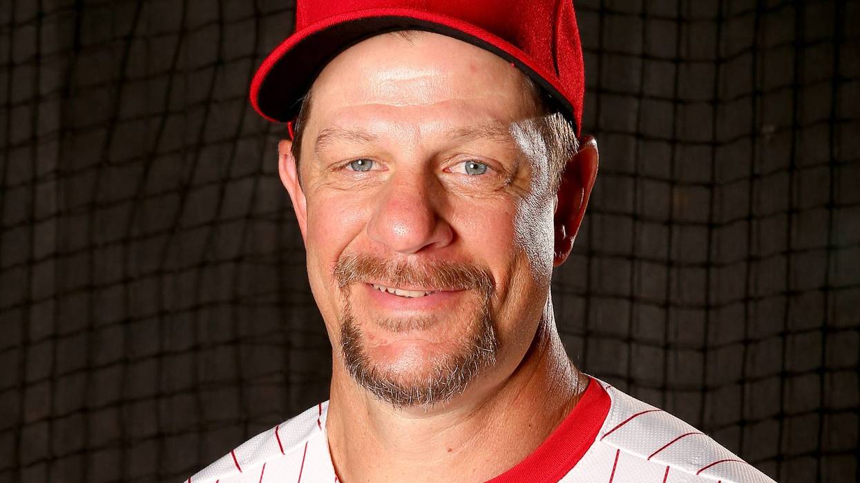 Mickey Morandini poses for a portrait on February 26, 2016 at Bright House Field in Clearwater, Florida.