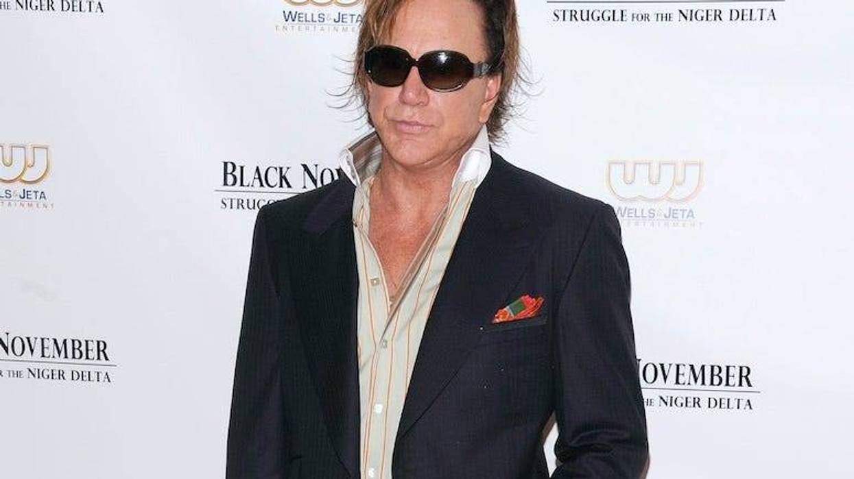 Mickey Rourke, Red Carpet, The Black November, 2012