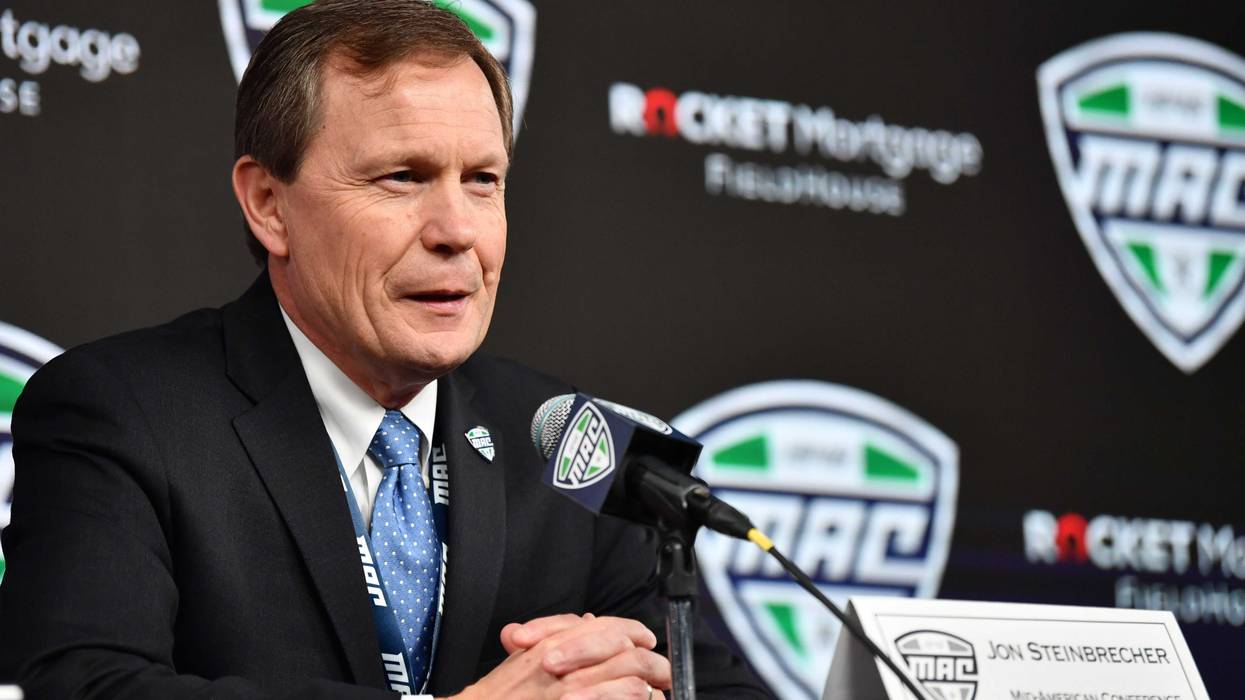 Mid-American Conference commissioner Jon Steinbrecher