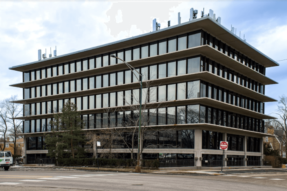 mid-century building