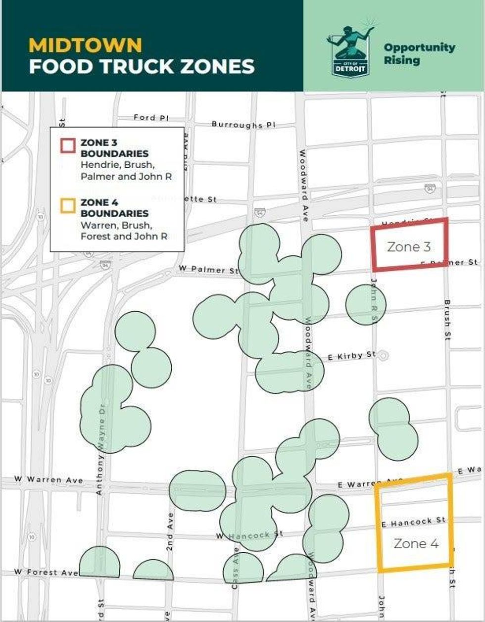 Midtown food truck locations