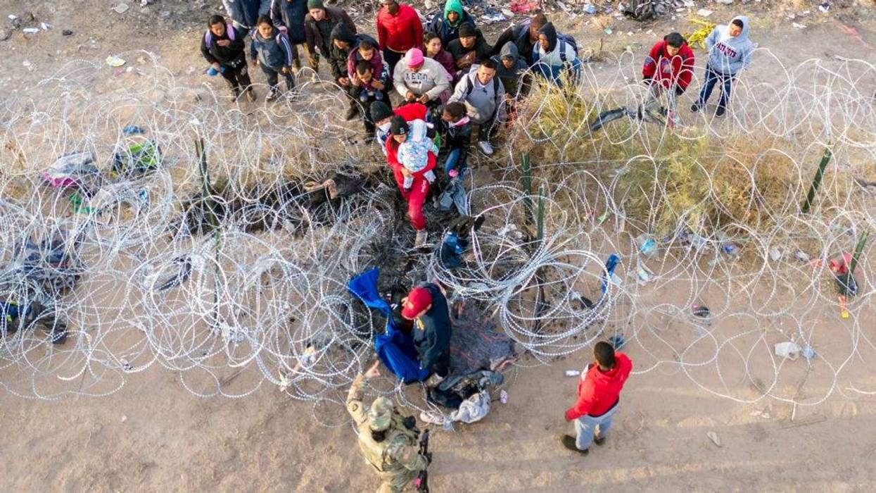 Migrants at the southern border
