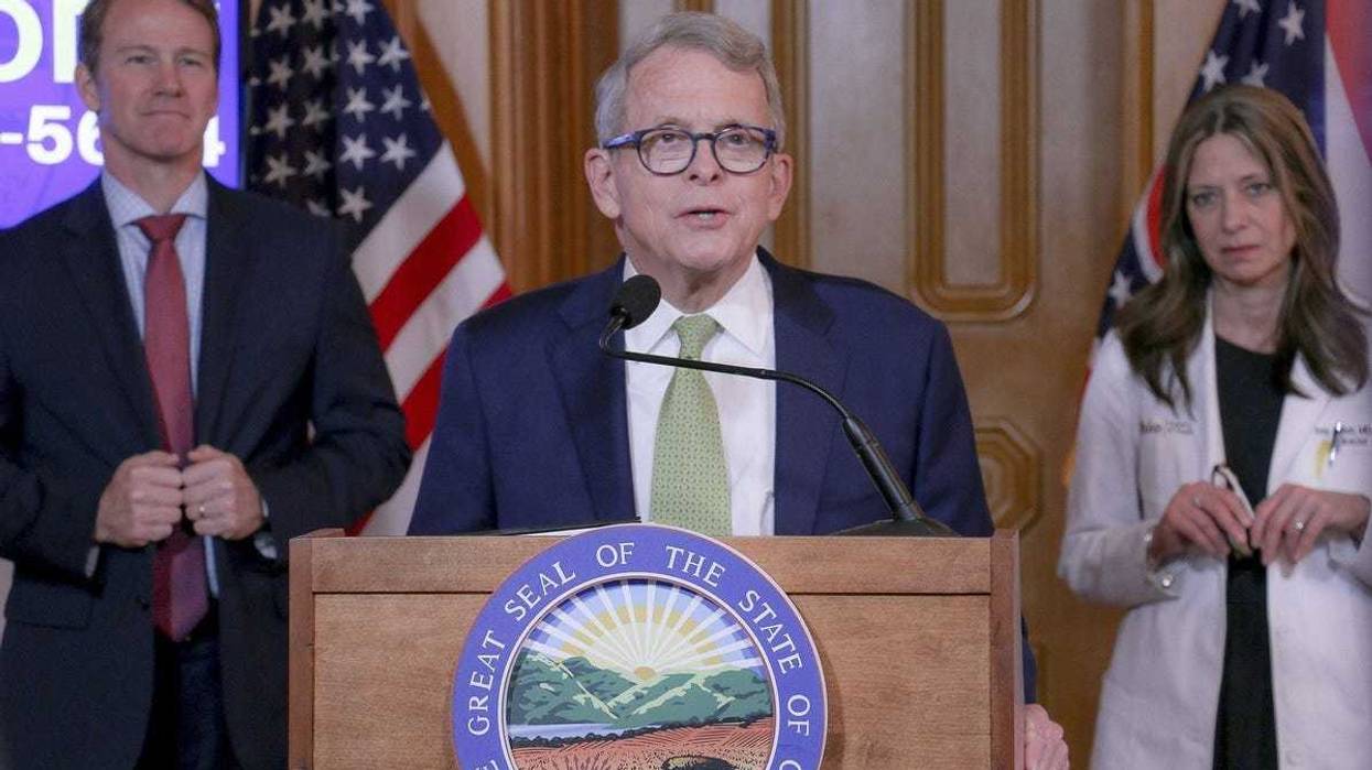 Mike DeWine and Dr. Amy Acton