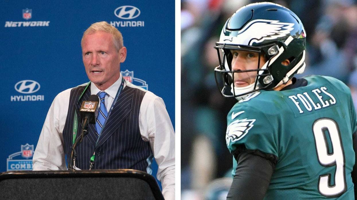Mike Mayock and Nick Foles