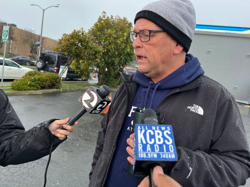 Mike Murray, an employee with Boyett Petroleum which provides gas to the Valero station.