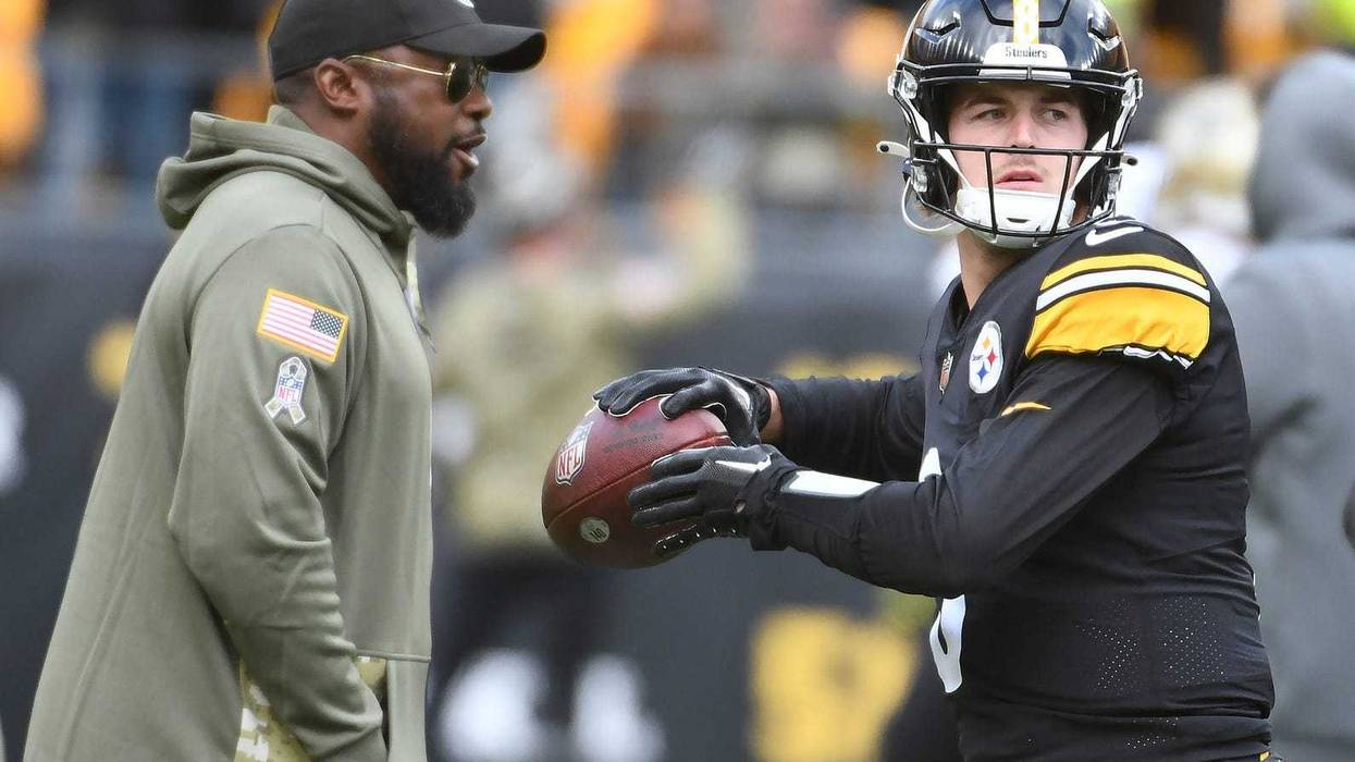 Mike Tomlin and Kenny Pickett