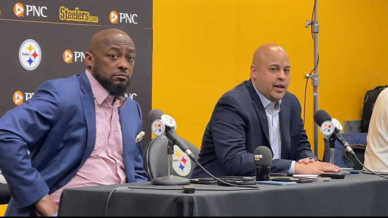Mike Tomlin and Omar Khan