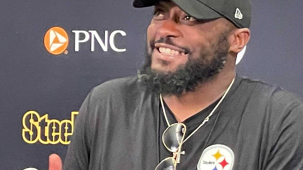 Mike Tomlin at podium