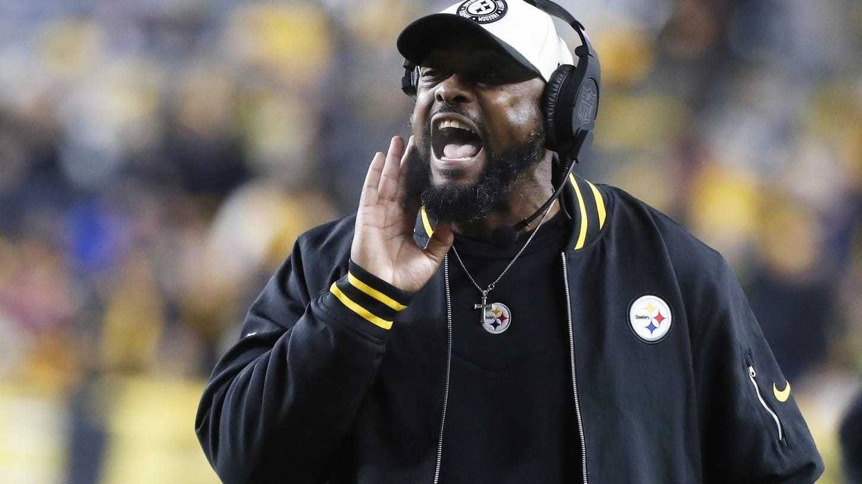 Mike Tomlin yelling