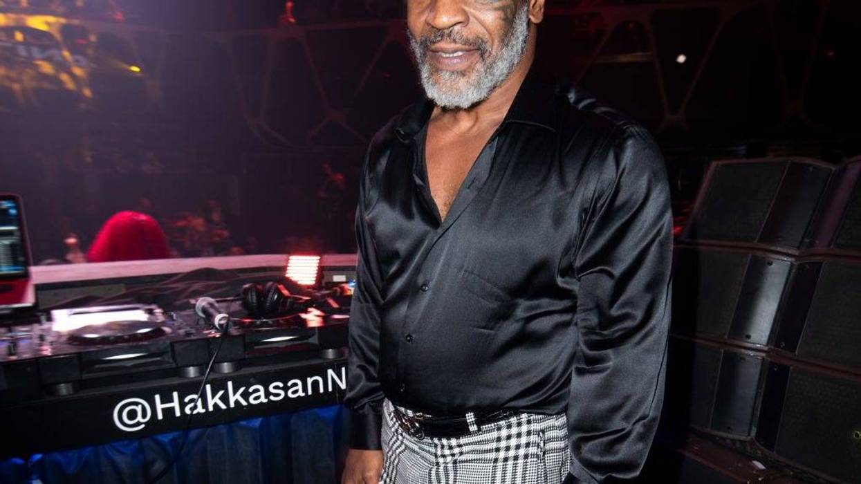 Mike Tyson attends the OneOf GRAMMY After Party at Hakkasan Las Vegas Restaurant and Nightclub on April 03, 2022, in Las Vegas, Nevada.