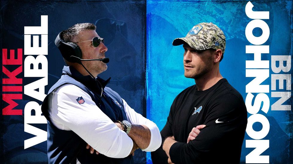 Mike Vrabel and Ben Johnson