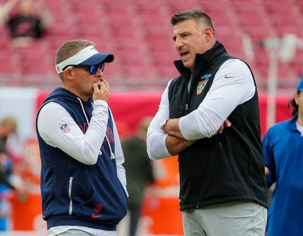Mike Vrabel and Josh McDaniels