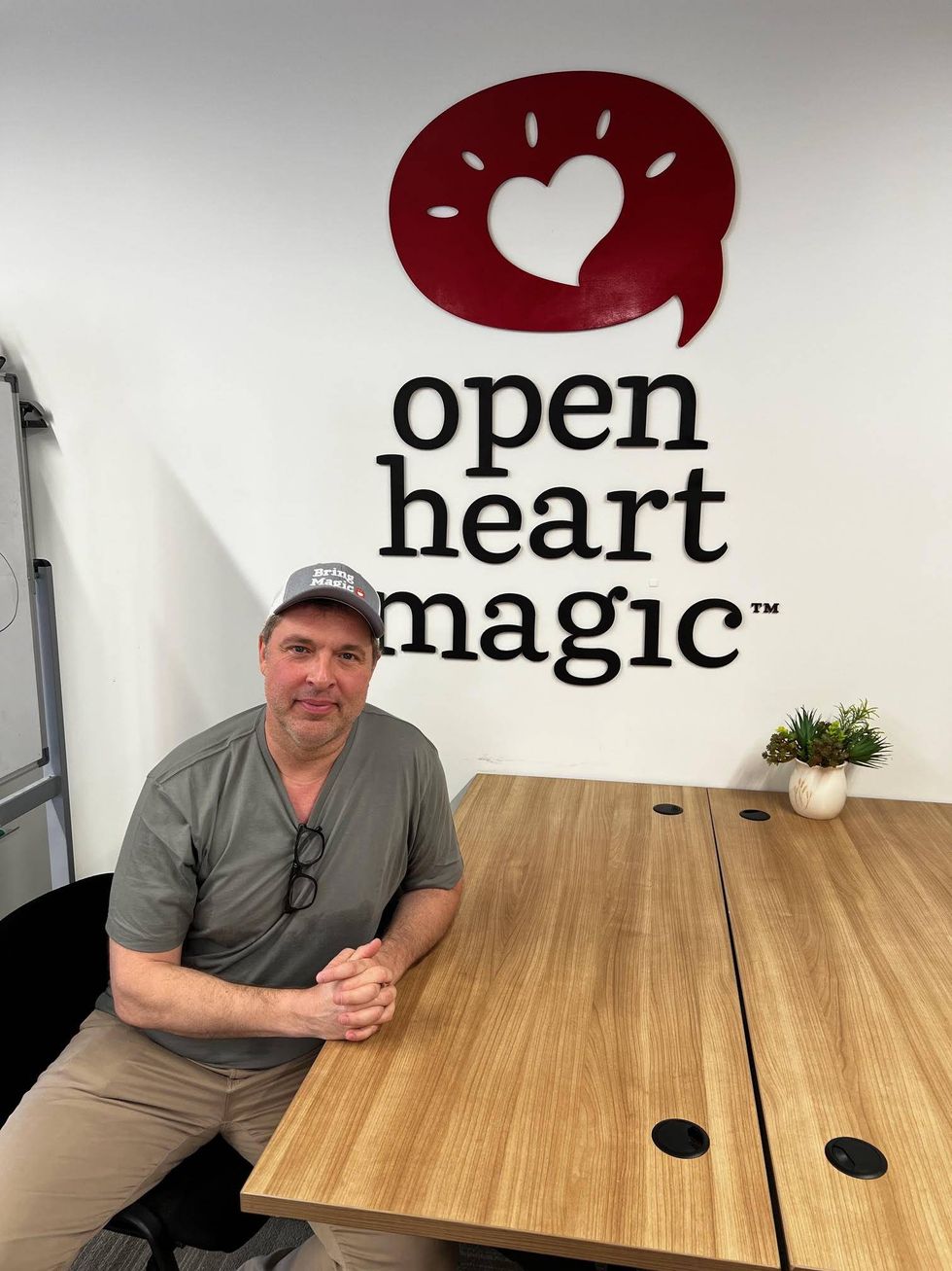 Mike Walton, Founder and Executive Director of Bring Magic to Kids in Hospitals (formerly Open Heart Magic)